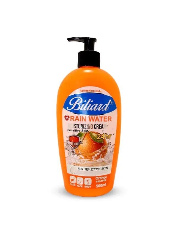 کرم مرطوب کننده و آبرسان بیلیارد پمپی رایحه پرتقال Orange حجم 500 میل