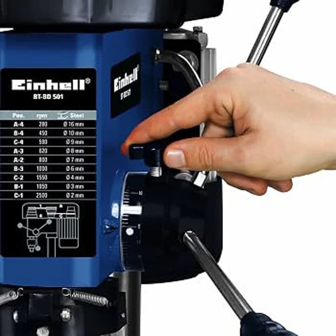 دریل ستونی 16 میلیمتری آینهل آلمان مدل BT-BD 501 — تصویر ۷
