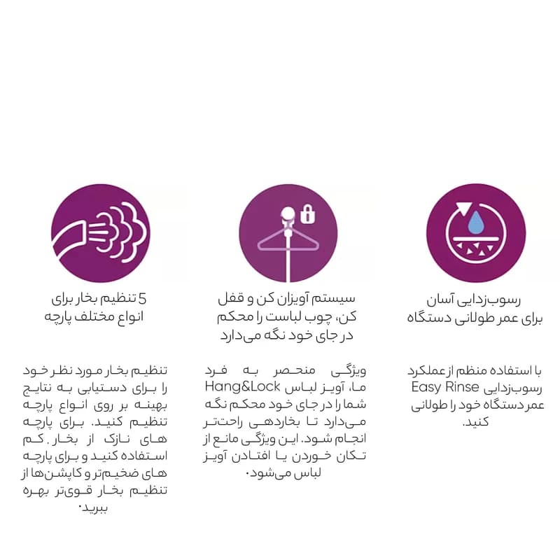 اتو بخارگر ایستاده فیلیپس مدل Philips GC558 — تصویر ۴