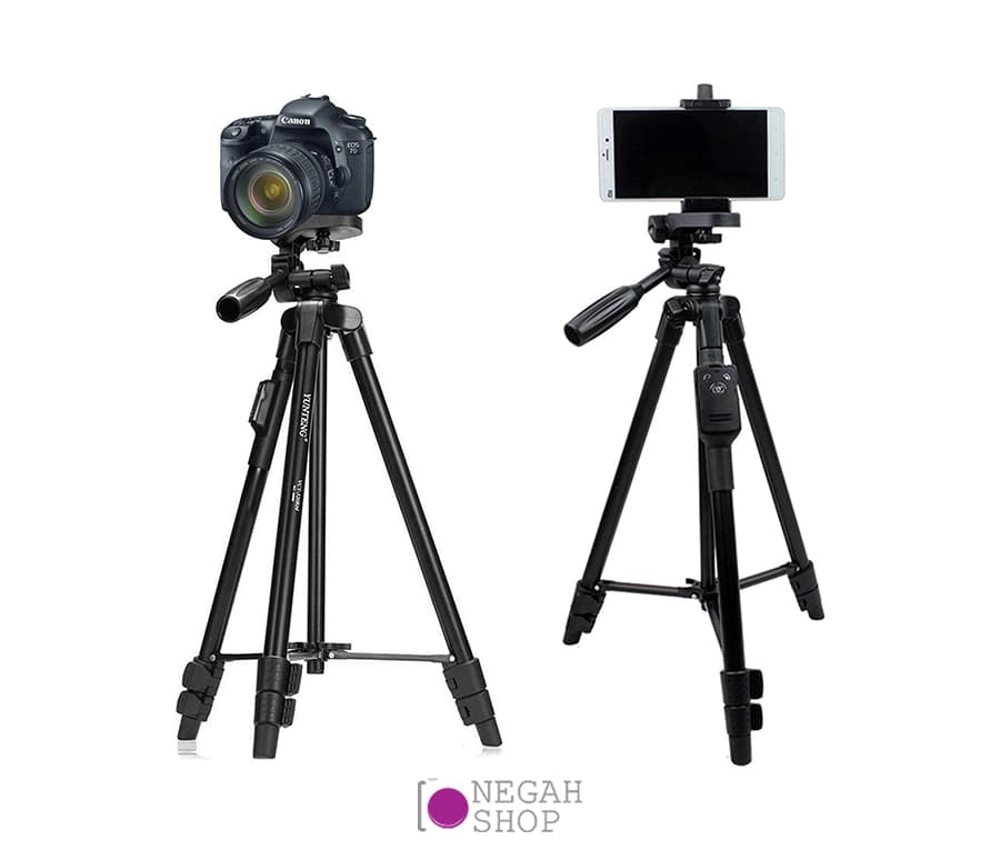 سه پایه دوربین و موبایل Yunteng VCT 5208 — تصویر ۴