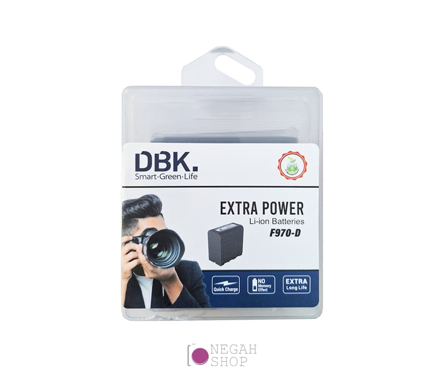 باتری قابل شارژ DBK Extra Power F970 D7800mAh — تصویر ۲