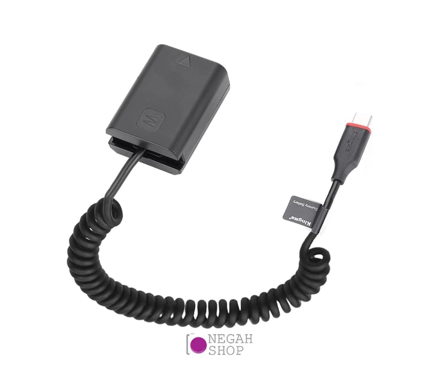 آداپتور برق مستقیم دوربین NP-FW50 USB-C Kingma