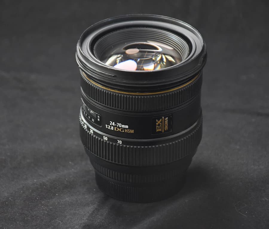لنز Sigma 24-70mm F2.8 DG STM مانت کانن دست دوم