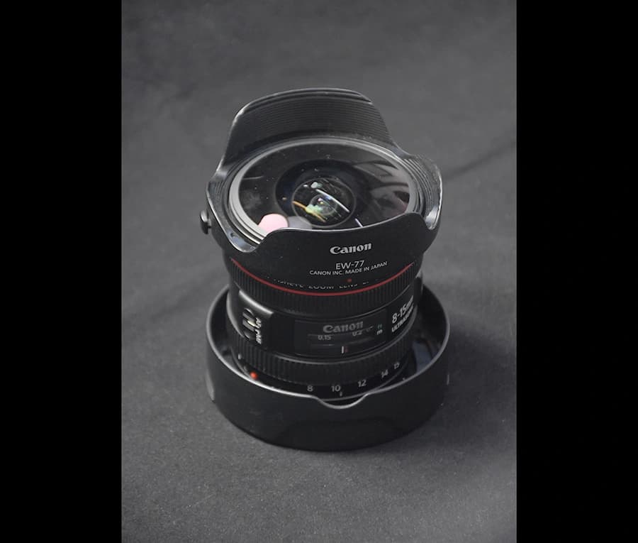 لنز Canon Fish Eye 8-15mm EF F4 L USM بدون کارتن دست دوم