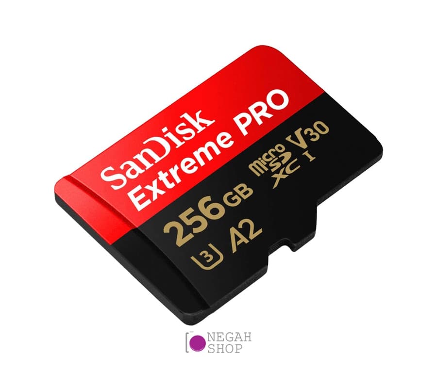 کارت حافظه Micro SD سندیسک (SanDisk Extreme Pro) ظرفیت 256GB سرعت 200MB/s — تصویر ۴
