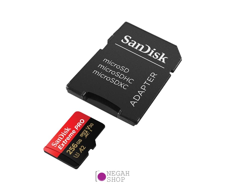 کارت حافظه Micro SD سندیسک (SanDisk Extreme Pro) ظرفیت 256GB سرعت 200MB/s — تصویر ۲