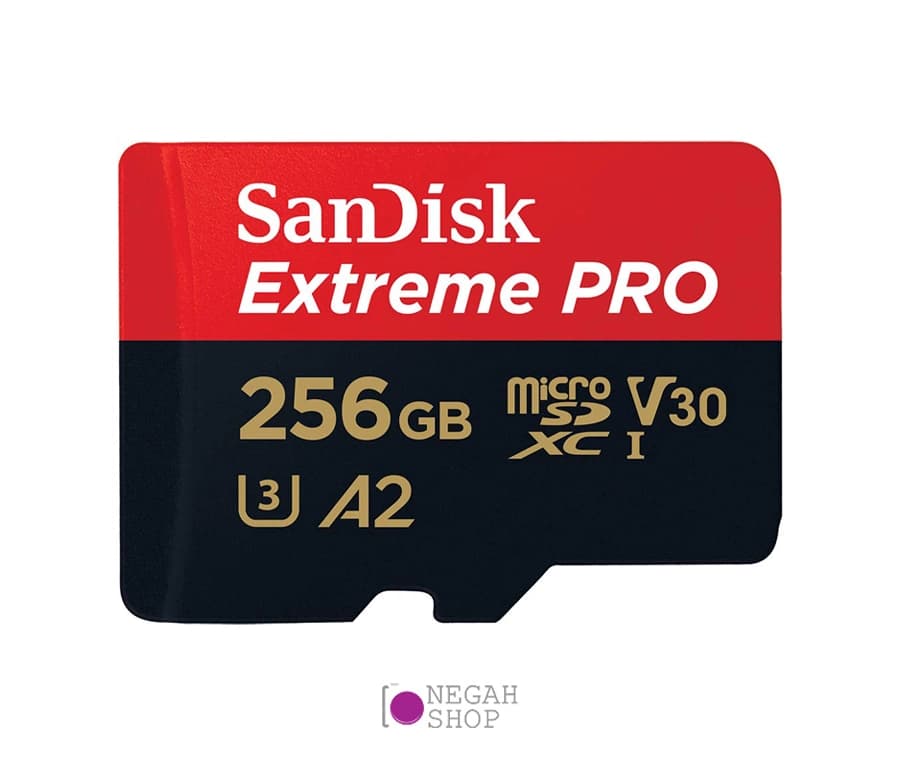 کارت حافظه Micro SD سندیسک (SanDisk Extreme Pro) ظرفیت 256GB سرعت 200MB/s — تصویر ۳