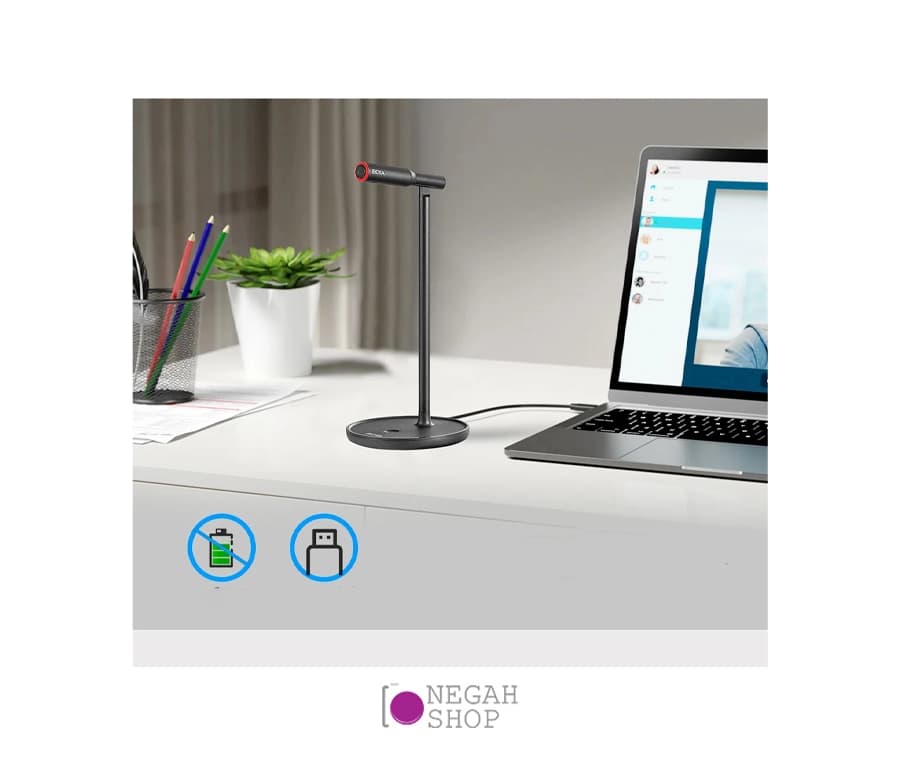 میکروفون رومیزی Boya BY-CM1 USB — تصویر ۸