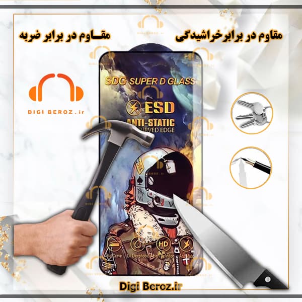 محافظ صفحه نمایش مدل FAZA-21 برای گوشی اپل iPhone Xs Max — تصویر ۴
