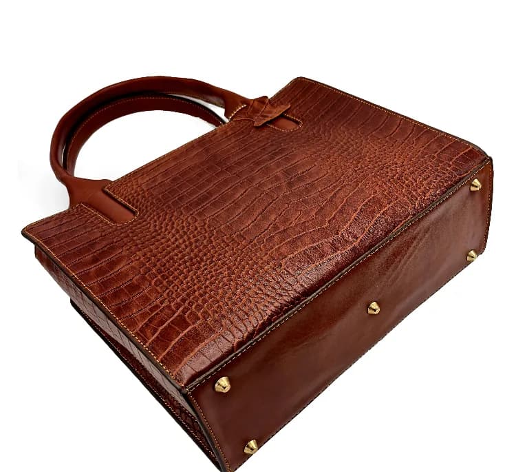 کیف چرم طبیعی زنانه مدل fateh 129 — تصویر ۶