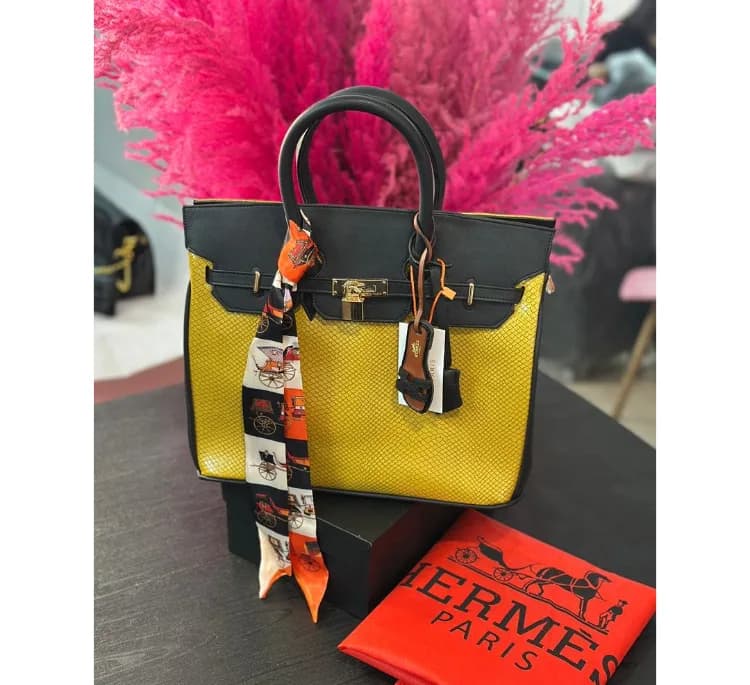 کیف زنانه طرح Hermes crocodil کد 67 — تصویر ۳