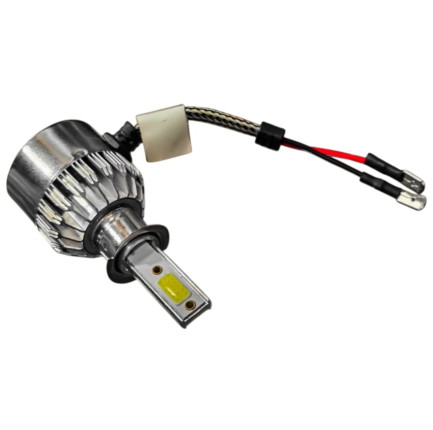 هدلایت نور بالا چراغ جلو خودرو تک حالته فورس مدل دوطرفه یخی کد CUB پایه H1 مناسب برای پراید ۱۱۱ و پراید ۱۳۲ بسته ۲ عددی — تصویر ۴