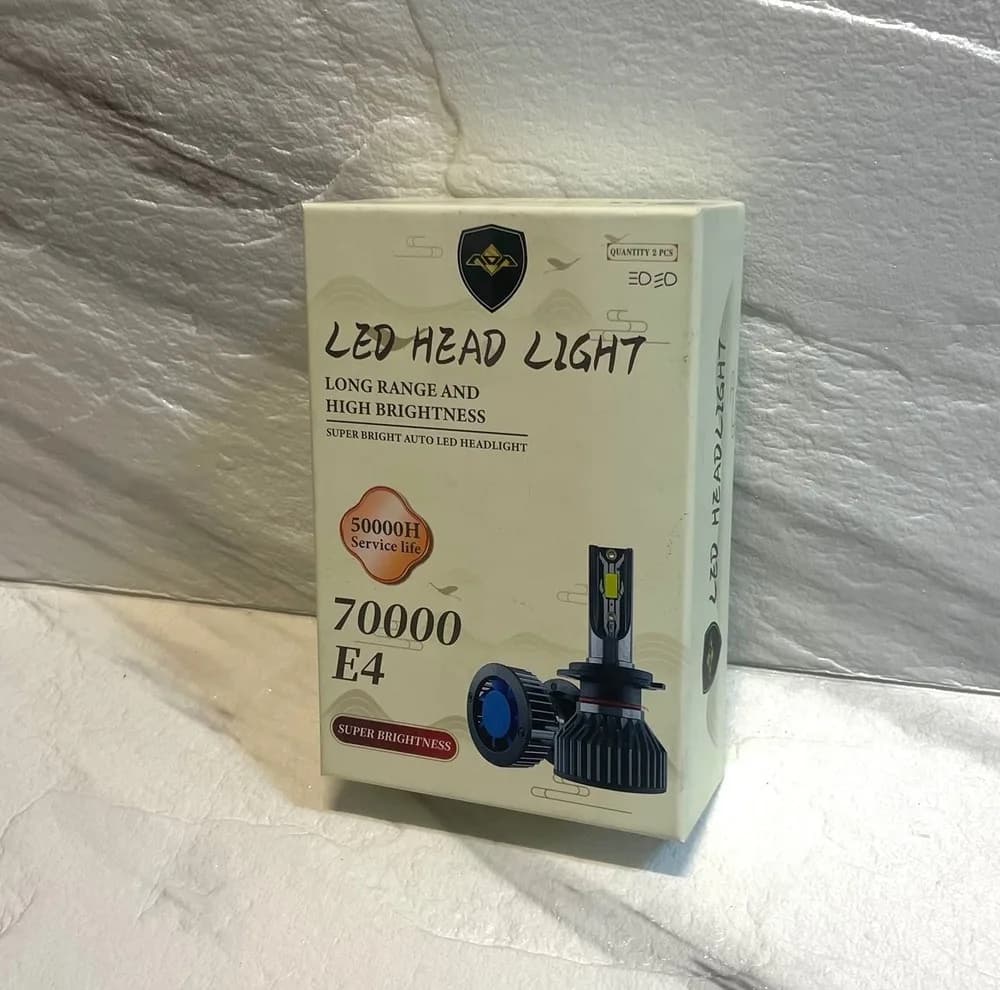 لامپ هدلایت خودرو مدل 70000 پایه H4 بسته دو عددی — تصویر ۲
