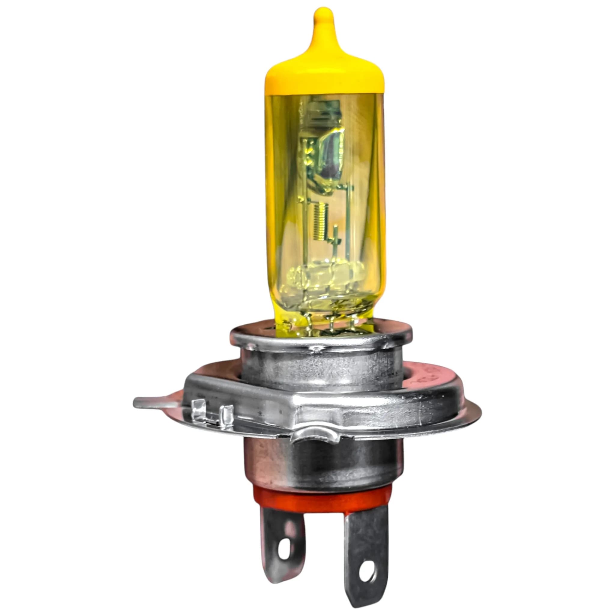 لامپ چراغ جلو خودرو تک حالته فورس مدل Limo.YLW کد 55W پایه H4 مناسب برای پراید صبا و پراید نسیم بسته ۲ عددی — تصویر ۲