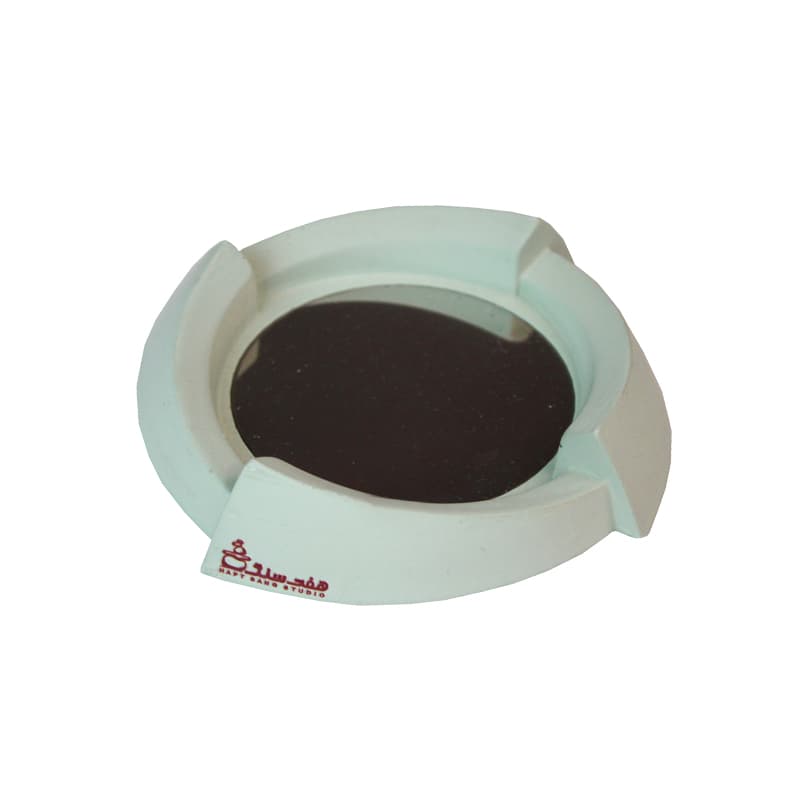 زیر سیگاری سنگی هفت سنگ مدل استیو مک کوئین رنگ فیروزه ای (bcigj02)