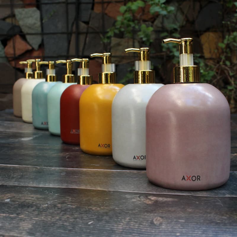 جا مایع دستشویی سنگی AXOR (آکسور) مدل Rosalina (روزالینا) رنگ کرم( bdcw1) — تصویر ۳