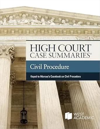 و دانلود نسخه کامل کتاب زبان اصلی High Court Case Summaries on Civil Procedure, a Modern Approach (Keyed to Marcus, Redish, Pfander, and Zambrano) | دانلود کتاب خارجی