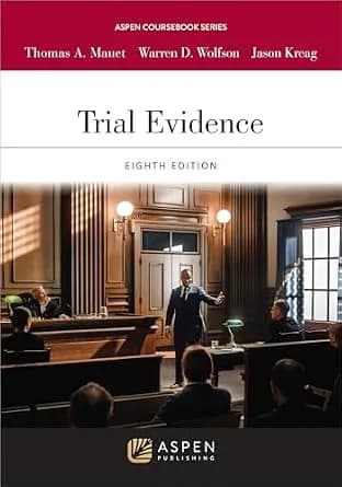 و دانلود نسخه کامل کتاب زبان اصلی Trial Evidence (Aspen Coursebook Series) | دانلود کتاب خارجی