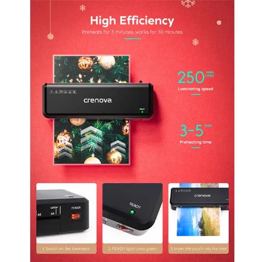 دستگاه لمینت کرنوا A4 — تصویر ۲