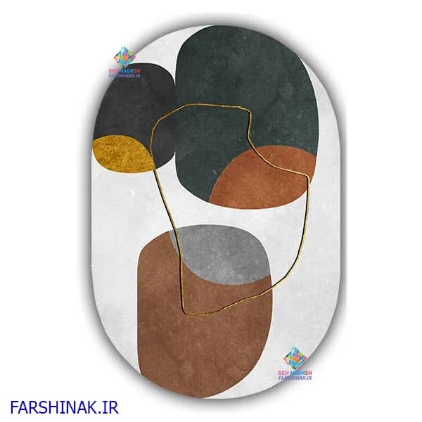 َفرشینه بیضی کد B124 سری جدید