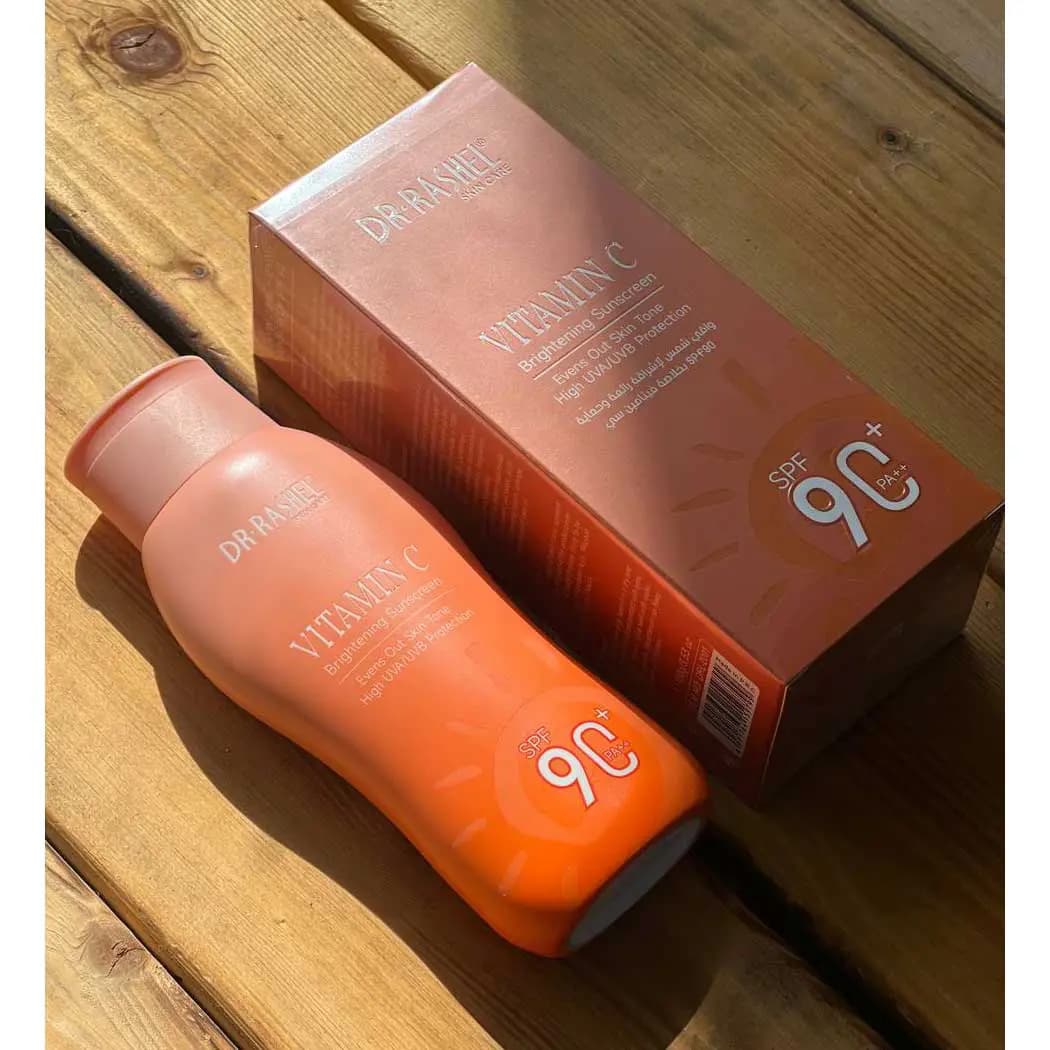 کرم ضد آفتاب ویتامین سی SPF90 دکتر راشل 100 گرم — تصویر ۳