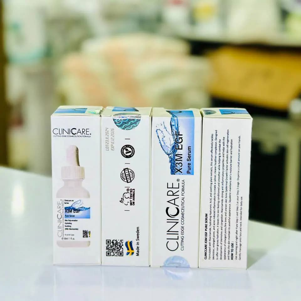 سرم چند کاره X3M EGF کلینیکر 30 میل — تصویر ۳