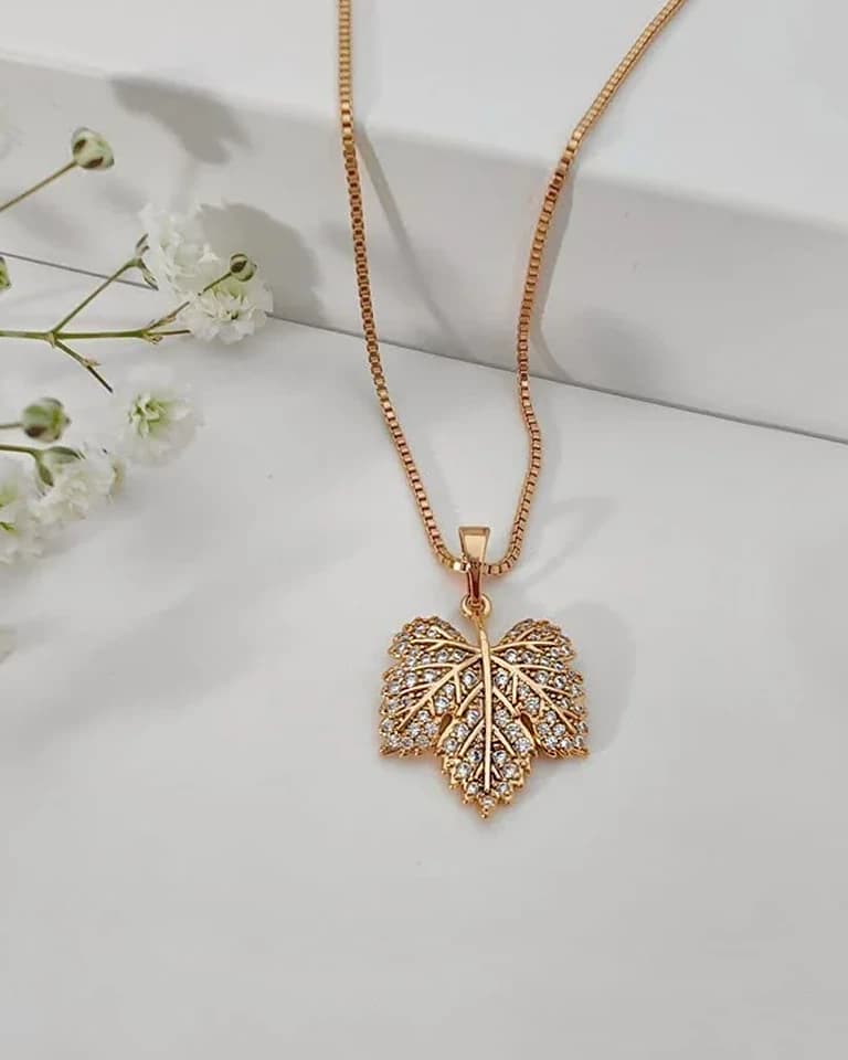 گردنبند برگ ژوپینگ