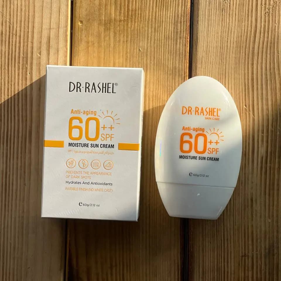 کرم ضد آفتاب بدون رنگ دکتر راشل SPF60 — تصویر ۷