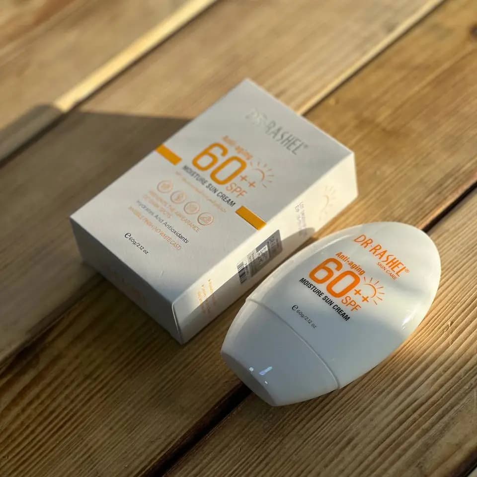 کرم ضد آفتاب بدون رنگ دکتر راشل SPF60 — تصویر ۲