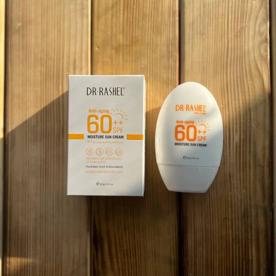 کرم ضد آفتاب بدون رنگ دکتر راشل SPF60 — تصویر ۵