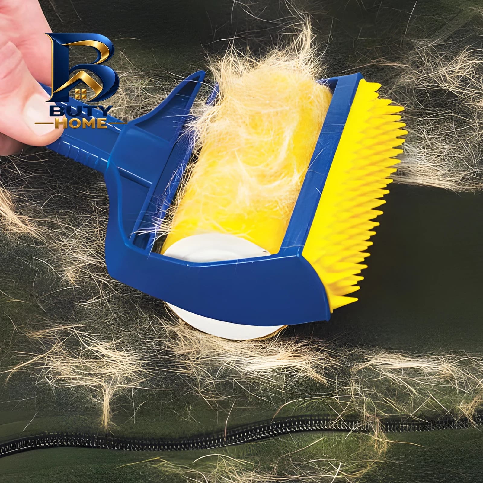 پرزگیر لباس مدل غلتکی ژله ای دائمی کد Sticky Buddy بسته دو عددی