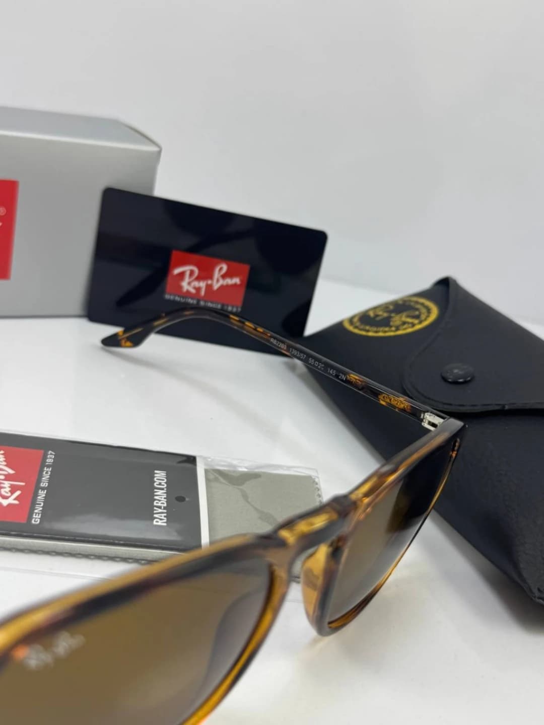 عینک ریبن هاوانا قهوه ای rayban rb-2203 — تصویر ۴