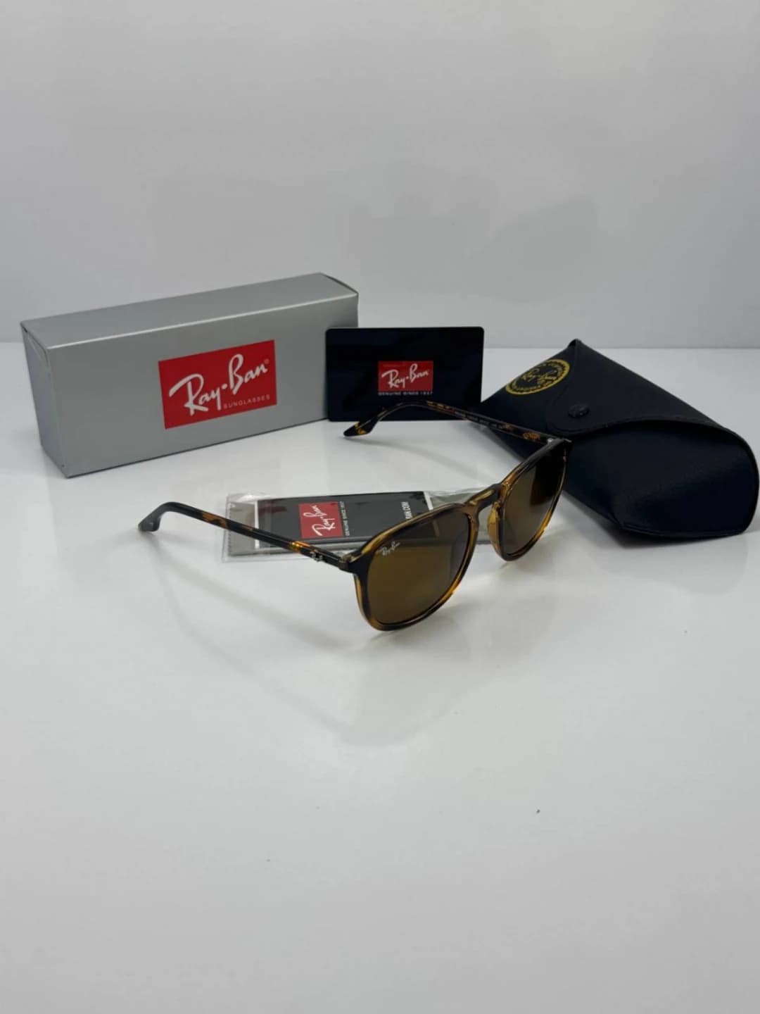 عینک ریبن هاوانا قهوه ای rayban rb-2203