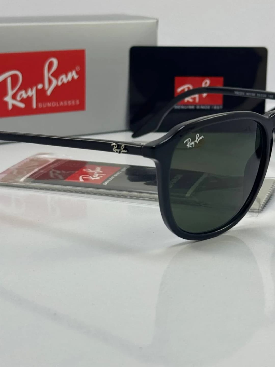 عینک ریبن مشکی rayban rb-2203 — تصویر ۳