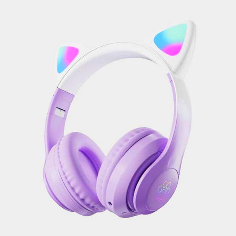 هدفون بلوتوثی طرح فانتزی گربه مدل Cat-STN-28 Pro — تصویر ۴