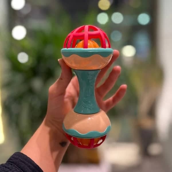 جغجغه دندونی طرح دمبل — تصویر ۲