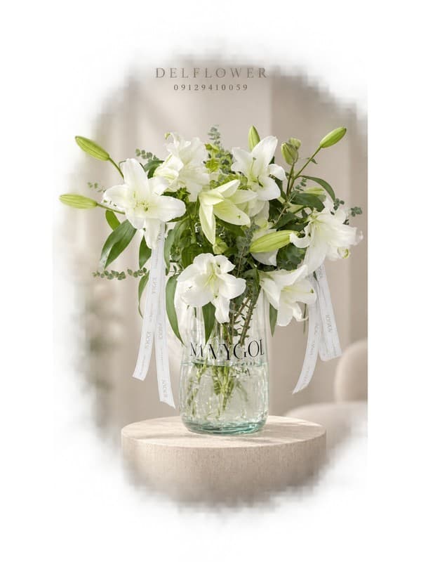 تاج گل تقدیر برای پزشک با تحویل در قیطریه