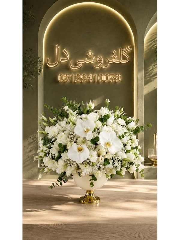 تاج گل شب جمعه با ارسال به بیمارستان لاله