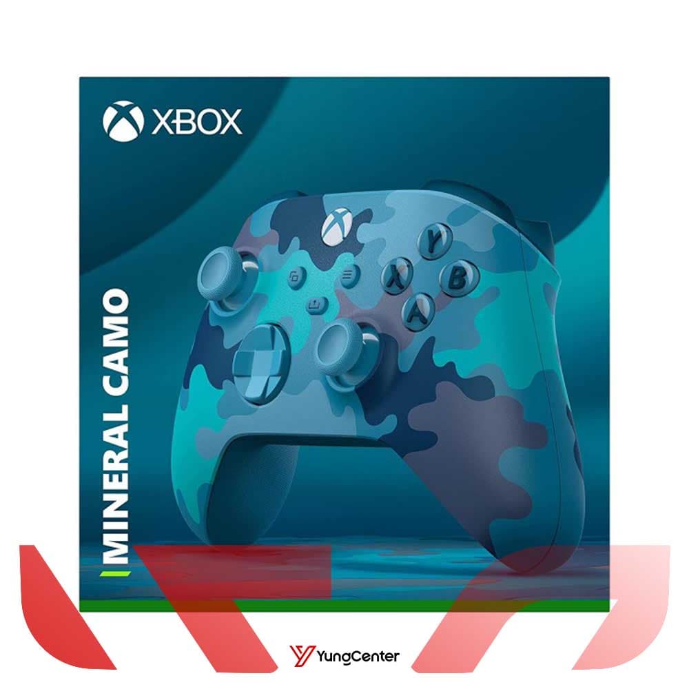 دسته بازی بی سیم ایکس‌ باکس XBOX طرح Mineral Camo — تصویر ۲