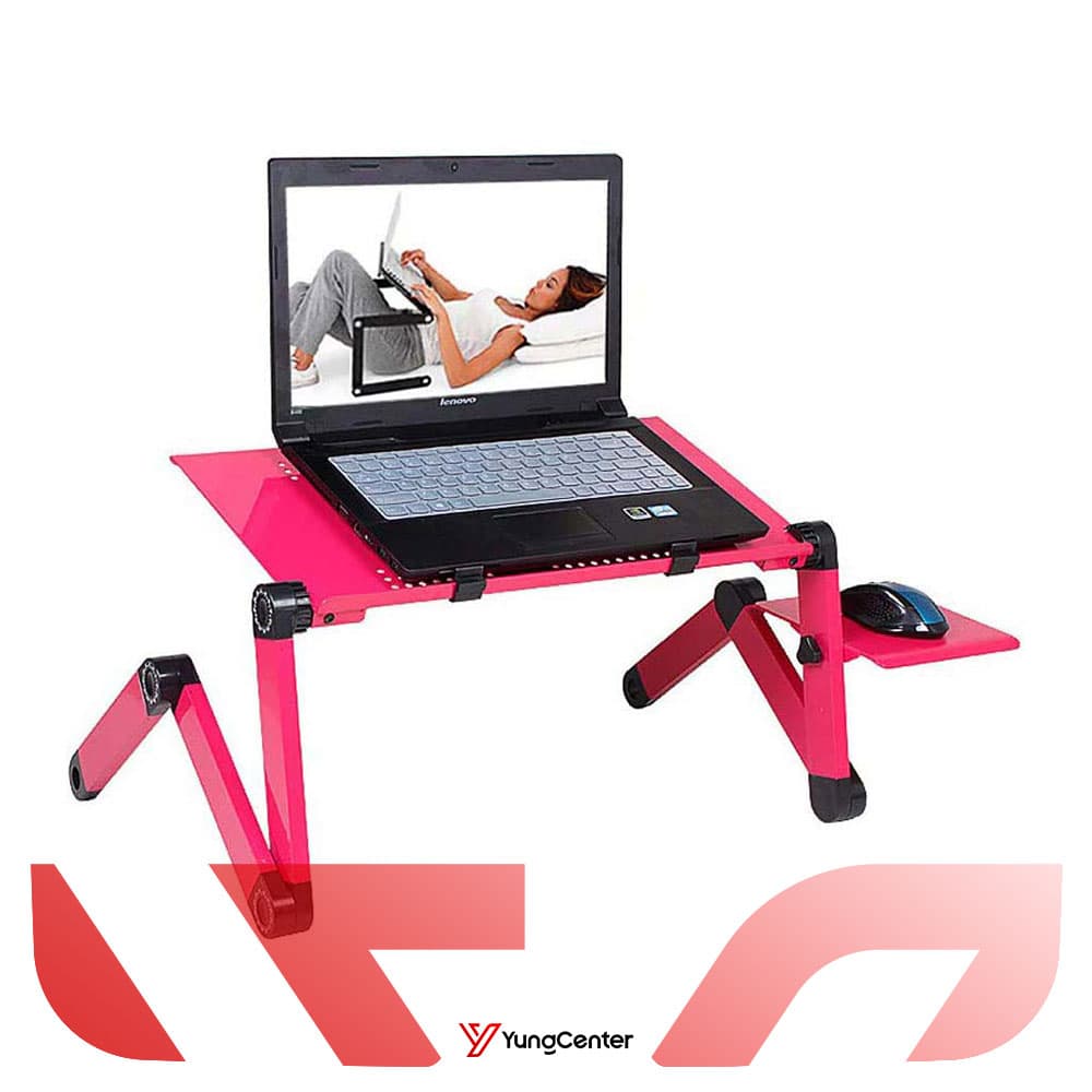 میز لپتاپ T8 Multifunctional Laptop Table PINK