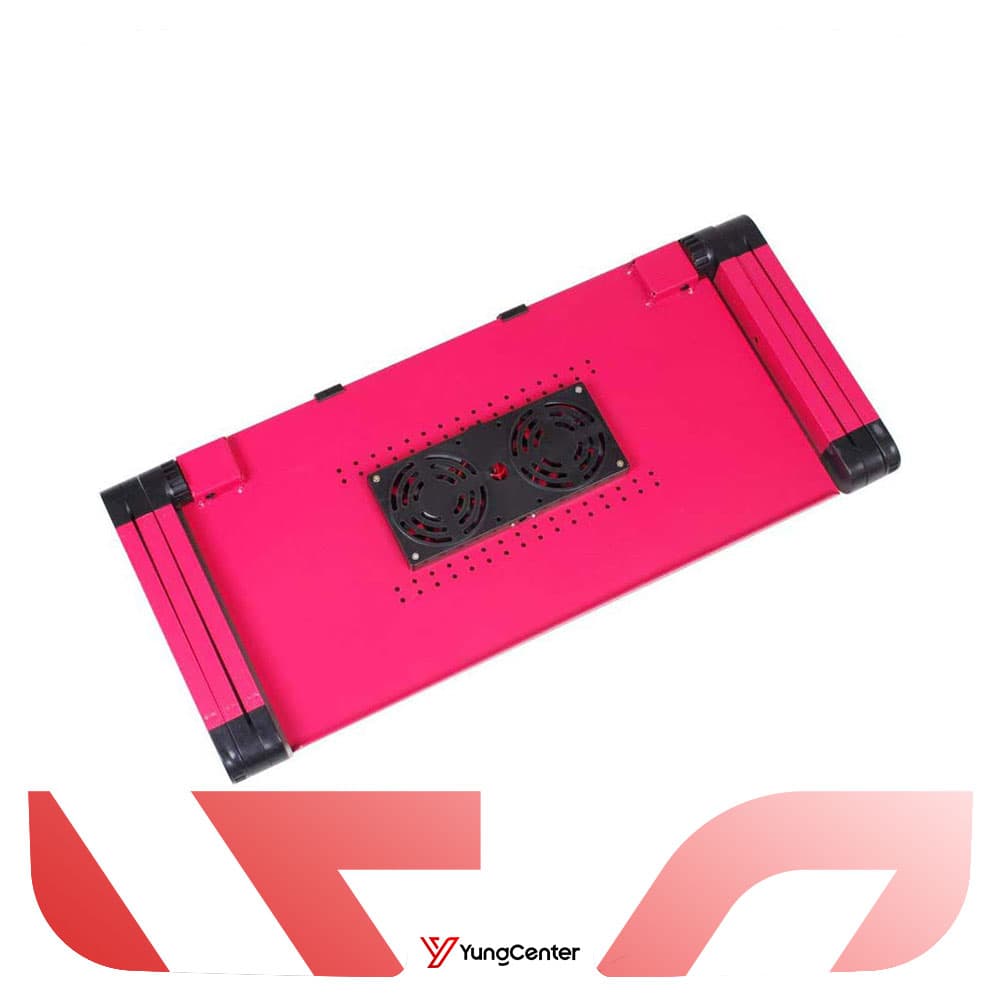 میز لپتاپ T8 Multifunctional Laptop Table PINK — تصویر ۲