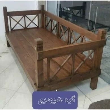 تخت سنتی مدل ضربدری با رنگ شاپان .هزینه ارسال پس کرایه مبلمان فرنا مدل 1144454