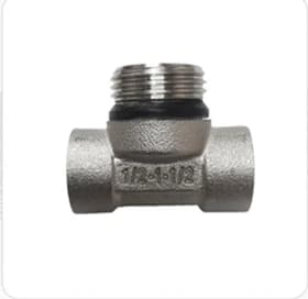 سه راهی توپیچ روپیچ رزوه ای 1/2″*1″*1/2″ نیوپایپ