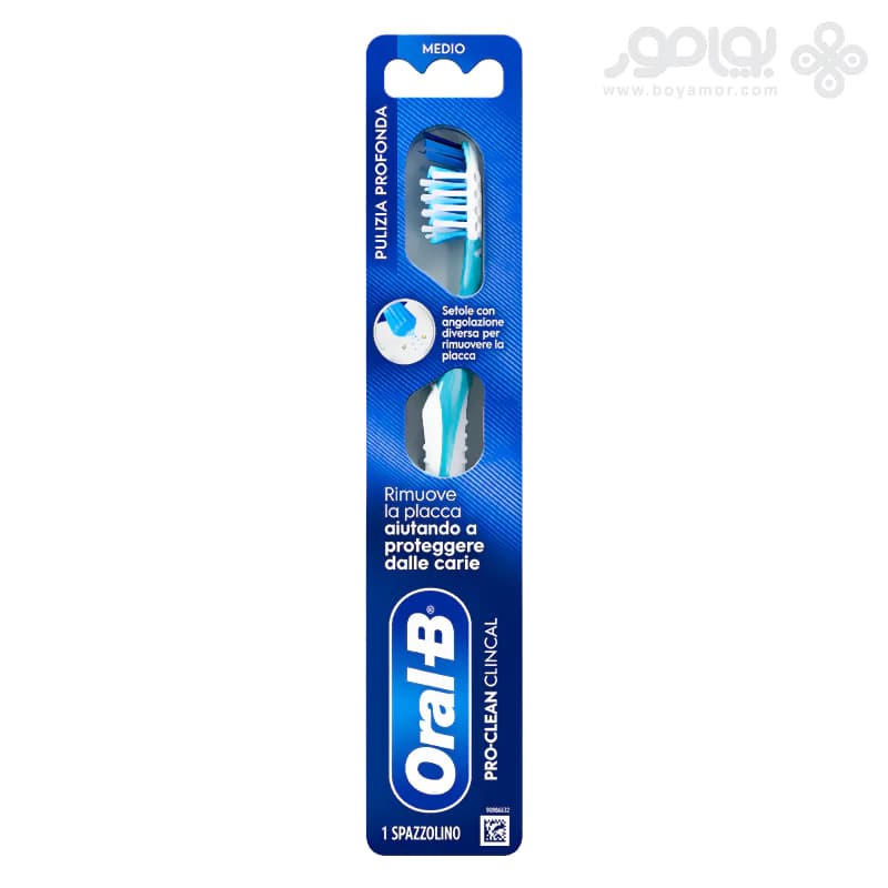 مسواک اورال‌ بی پرو کلین کلینیکال متوسط مدل DEEP CLEAN