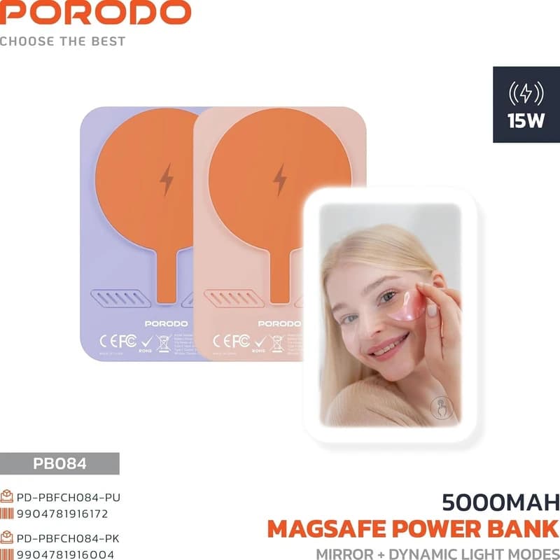 پاوربانک پرودو مدل PD-PBFCH084-PU ظرفیت 5000 میلی آمپر ساعت — تصویر ۴