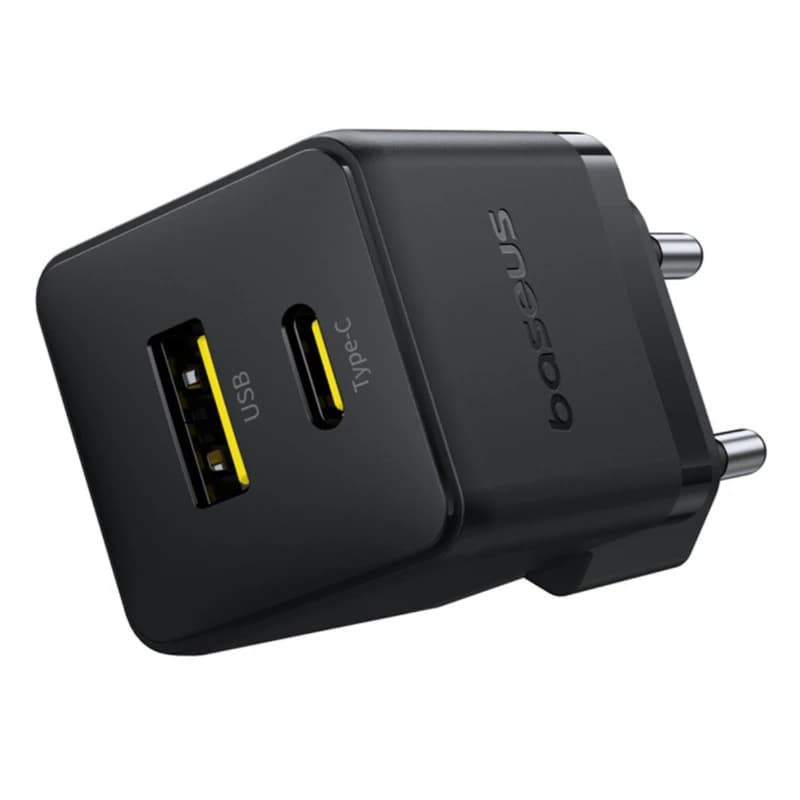 شارژر دیواری 20 وات باسئوس مدل Palm 20W به همراه کابل USB-C — تصویر ۳