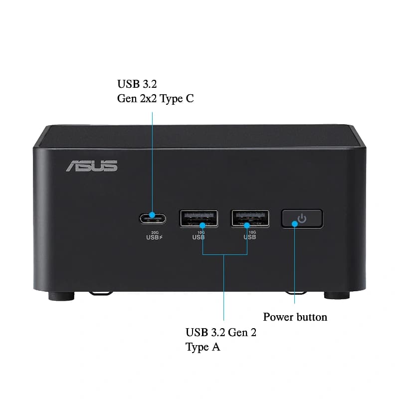 مینی پی‌سی ایسوس NUC14RVHi3 8GB 512GB — تصویر ۴