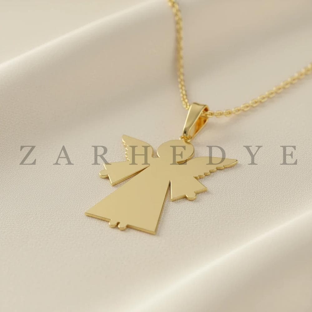 آویز طلا فرشته کد 02 — تصویر ۳