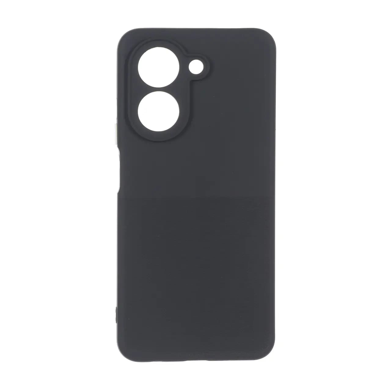 قاب سوزنی دکمه رنگی محافظ لنزدار Xiaomi Redmi A5 / Poco C71 – مشکی