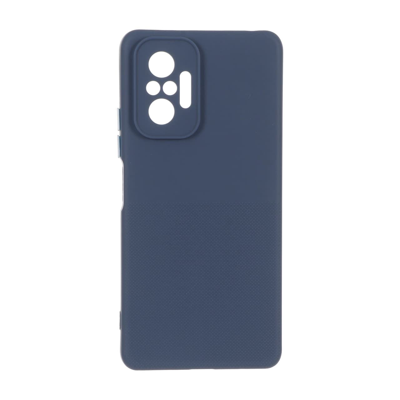 قاب سوزنی دکمه رنگی محافظ لنزدار Xiaomi Redmi Note 10 Pro 4G / Redmi Note 10 Pro Max – سرمه ای